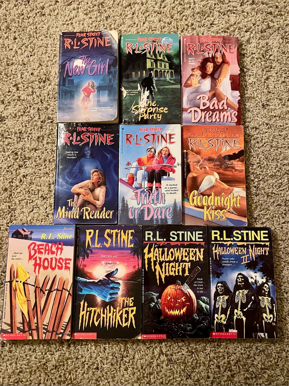 R.L. Stine Fear Street books